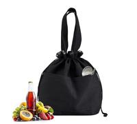 Genérico Lunch Tote Bag, Insulated Canvas Cooler, Zipper Closure, Handle Design, 10x8x6 Inch Gray, Excellent for Work, School, Travel, Teachers, Students, Adults, Kids, Daily Meals