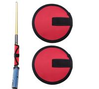 Genérico Lure Wrap, Lure Cover | 2 Fabric Lure Protectors, Bait Storage, Fishing Rod Hook Holder, Lure Protector for Freshwater and Saltwater, red, Consulte la descripción, See description