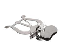 Generico Lyre Sheet Music Holders, Adjustable Anti-Slip Trombone Marching Clip Holder, Double Mechanism Musical Instrument Accessory for Trombone, Marching Lyre, Secure and Convenient Music Holding