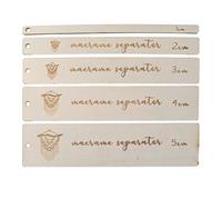 Generico Macrame Wooden Separator - Wooden Guide Template Rule of, Macrame Tools and Equipment, Rule in, Rules Template Organizer for Compalch