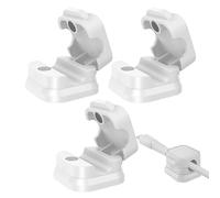 Genérico Magnetic Cable Ties,3 Pieces Adhesive Magnetic Organizers | Cable Manager for Home - for Office Bedroom Residence Home Hotel Headboard Bedside Table