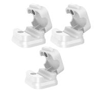 Genérico Magnetic Cable Ties, 3 Pieces Magnetic Adhesive Cord Clip - Cable Management Organizer, for Office Bedroom Residence Home Hotel Headboard Bedside, white, Consulte la descripción, See