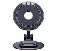 Genérico Magnetic Car - 360 Degree Rotation Folding Powerful Magnet Board Clamp Universal Curved | Compa Vehicle Phone Mount