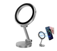 Genérico Magnetic Car Phone Holder - Magnetic Mount with 360° for Phone, Holder for Dashboard Navigation - for Daily Use in Travel and Travel with Car and Truck