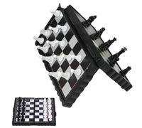 Generico Magnetic Game - Compact Travel Set, Durable Folding Board with Pieces | Educational Magnets with Storage Bag for Children, Teenagers, Adults or Play