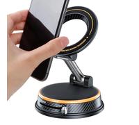 Generico Magnetic Mobile Phone Holder - Foldable Mobile Phone Holder, with 360 Degree Rotation, Magnetic Celular with Dash Mount, Foldable and Adjustable for Truck TV Trailer Tract