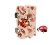 Generico Magnetic Pet Shelter - Hidden Climbing Frame, Terrarium Fence Decoration, Habitat Safe Design | Suitable for Amphibious Reptile Frog Decoration PE