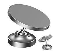 Generico Magnetic Phone Holder - Double Side | 360° Rotation | Folding Design, Aluminium Alloy + Silicone, Universal for Gyms Car Trucks Desk Home Travel