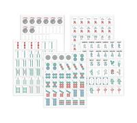 Generico Mah Jongg Reference Guides: Mah Jongg Classics, Mahjong Cards Learning Guide, Table Accessory | Teaching for Teens Wife Husband Son Daughter Man