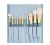 Generico Makeup Brush Set | 10 Pieces Brushed Makeup | Travel Makeup Brush Set with Soft Bristles, 11.81x4.72x1.18 Inch Wooden Handle Makeup Brushes, Strumen