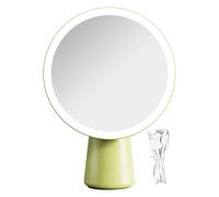 Generico Makeup Mirror, LED Mirror, 7.72x10.63x3.54 Inches Rechargeable Looking Glass, 3 Touch-Sensitive Dimmable Modes, Lighted Vanity for Dresser, Salon, Bathroom, Teen Room, Tabletop