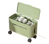 Genérico Management: 12-inch ABS storage wheels, table holder, sturdy technology storage that keeps the car tidy, verde, Consulte la descripción, See description