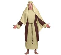 Genérico MariA and Joseph Themed Costume Party Fashion Children's Costume by Joseph Pastor | Tunisian Nativity Representation Bible Character Shepherd Carnival Costumes