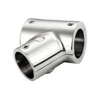 Genérico Marine Boat Hardware: Stainless Steel Handrail Accessories, 60/90 Degree T, Detachable Polished Deck Rail Rust Resistant | Canoe Yacht