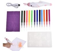 Genérico Marker Spray, Cordless Electric Airbrush Kit, Electric Rechargeable Cordless Airbrush Watercolor Pens for 3 Year Old Boys and Girls