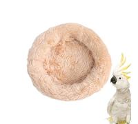 Generico Mat for - for 4.33 Inches Warm, Soft Decorative for Birds | Short Brown Velvet - Cuddly Mat for Round Nests
