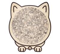 Genérico Maze For Cats - Board Games Dè 135 Pieces, Educational Decoration D´e Dë Wood | Adorable RòmCreativo e Color Morandi, Article Dė Coleccionist