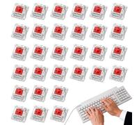 Generico Mechanical Keyboard Switches - 30pcs Key Axis Set, Replacement Mechanical Switches | Smooth Key Axis for DIY Keyboard Mod, Repairs | For Typing D