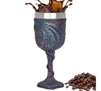 Generico Medieval Double Dragon Wine Goblet | Medieval Dragon Drinking Goblet - Saint Dragons Wine Caliice for Cocktail, Beer, Coffee, Birthday, Father's Day