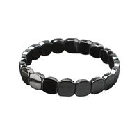 Generico Mens Hematite Bracelet - Elegant Natural Stone Wrist Watch Trusted Energy Beads | Men's Gift for Male Wearers, Father, Husband