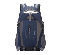 Generico Men's Hiking Backpack - 40 L Lightweight Backpack Bag for Outdoor Activities - Waterproof Large Capacity Organizer for Hiking Mountaineering Cycling Summer Sports, dark blue, riferimento