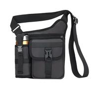 Generico Men's Shoulder Bag - Travel Shoulder Cover, Waterproof Backpack | Sling Compact Light, Versatile for Work School, Gift Idea for Outdoor Sports Hiking, Gray, riferimento alla descrizione