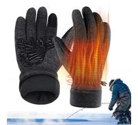 Generico Men's Winter Gloves Fleece Lined Touchscreen | Thermal Winter Cycling Gloves | For Running, Horse Riding, Climbing, Hunting, Sports, Travel, Hiking, Camping