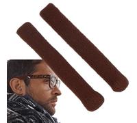 Generico Mesh Eyeglass Pads - Elastic Sleeves, Soft Non-Slip Pads, Comfort Fabric End Frame Ear Protection Soft Support Eyeglasses