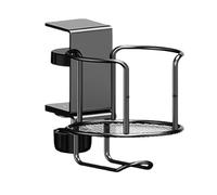 Genérico Metal Cup Holder - 2 in 1 No Spill Clip on Office Supplies | Universal Cup Holder | for Chair Sofa Bed Classroom Bathroom Cruise Party