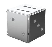 Genérico Metal Project Kit: DIY Steel Dice Set, Square Equipment | Training Practice Tools Accessories by p