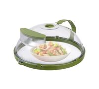 Generico Microwave Food Cover - Splash Guard with Strainer Function | Breathable Ventilated Lid, Multi-Purpose Washing Basket and Tool Holder for Kitchen Worktop