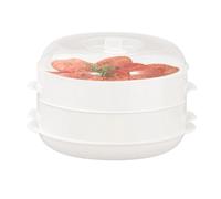 Generico Microwave Steamer - Multifunctional Stackable Bowl, Kitchen Vegetables and Fish | For Home Meal Lunch Dinner Kitchen Heating Cooking Vegetables Food Preparation