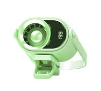 Genérico Mini Clip Fan | 4 Speeds Quiet Personal Air | Clip Fan with Light and Lanyard - For Use in Home, Bedroom, Cart, Camping, Hiking, and Travel to the