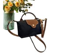 Generico Mini Crossbody Bag - Mini Shoulder Bags | Square Colors Bag - Women's Handbags, Miniature Purse, Square Wallet in Solid Colour with, Black, Fare riferimento alla descrizione