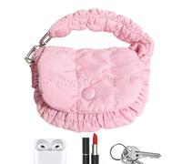 Generico Mini - Cute Handbag with Wrist Strap, Quilted Bags with Strap for Women, for Outdoor Activities Evening Events Work Dates Commuting, pink, Please refer to the description, Please refer to
