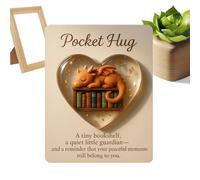 Generico Mini Hug Card - Affective Gift for Relationships, 3D Heart Shape - For Him Her Teenagers Family Adults Friends Birthday Christmas Easter