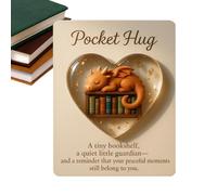 Genérico Mini Hug Card,Calming and Touching Companion | Encouragement Card With Symbolic | for Him Her Teens Family Friends Birthday Christmas Easter