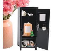 Genérico Mini Locker | Space Saving Container Organizer - Small Cabinet with Lock, for Women, Men, Children, Home, Office, Desk, Children's Bedroom, Playroom, Classroom
