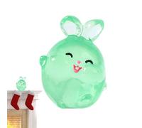 Generico Mini Luminous Resin Rabbit - Charming Cute Addition Bunny Figurine Landscape Decoration, Bonsai Crafts | For Fairy Garden Cake Topper Bombonier