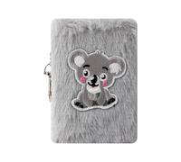 Genérico Mini Notebooks - Monkey Diary with Plush Cover, Small Notebook for Writing Diary - for Children Students Work Study Agenda Home School Travel Outdoor Adventure