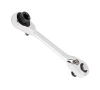 Generico Mini Ratchet Wrench - Steel 10.5x2.5cm | 1/4 Inch Double Head 72 Tooth Socket Tool | Quick Release Drive Wrench For Tight Space Engine Bay, Bike Repair And Mechanical Work
