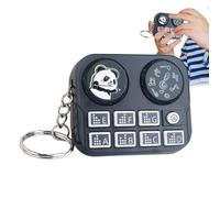 Genérico Miniature DJ Keychain | DJ Turntable Keyring - Mini Player - for Travel Backpack Office School