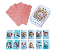 Generico Miniature Playing Cards - 59g Tabletop Game - Portable Game | for Teens Adults Magicians Players Collectors Travelers Gatherings Themed Travel Camping Bars