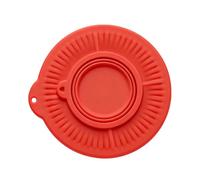 Genérico Mixer Splash Guard - Silicone Red Black 9.21x9.21x0.39 inch | Pour for Blender Stand & Screen Cover Hook Baking, Kitchen Food Prep