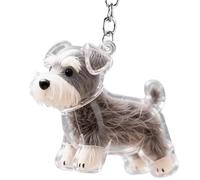 Genérico Monkey Car Keychain - Hair Holder for Dogs Keychains | Transparent Pendant for Keeping Memories, Ornament for Bag or Backpack, me, Consulte la descripción