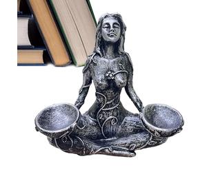Genérico Mother Earth Statue - Resin Sculpture, Hand Carved Handmade Figure, Home Decorative with Artistic Details | Elegant Table Centerpiece Enhancing the Atmosphere
