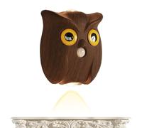 Genérico Motion Sensor Light - Owl Design Magnetic Lights, 3 LED Colors for Hallway, Top-Tier, Battery Powered Kit with Smart Detection, Night Lighting Aid for Navigating Guiding and Securing