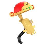 Genérico Motorcycle Cell Phone Holder - Waterproof Phone Holder with Handlebar | Adjustable Phone Mount Clip with Hat, Sunshade, Rain Cover for Scooter