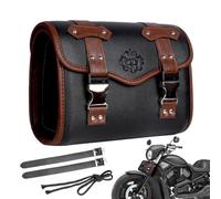 Genérico Motorcycle Fork Bag - Compact Handlebar Saddle Bag and Front Fork | Motorcycle Storage Bag for Tools, Gears & , Elegant Designs