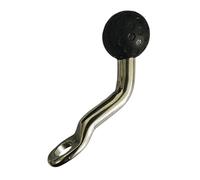 Generico Motorcycle Handlebar Clamp Mount Base - Ball Mount Base for Cycling Handlebars, 360 Degree Rotatable Alloy Mount for Urban and Mountain Cycling